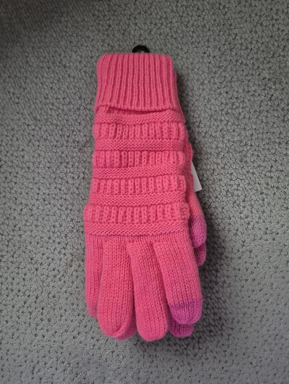 Cc Pink Touchscreen Gloves